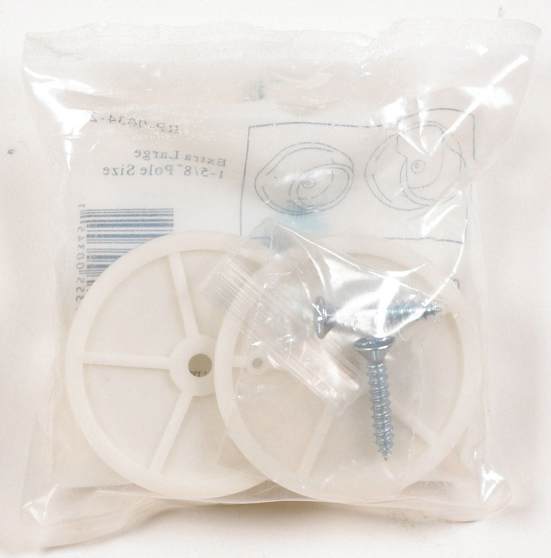 John Sterling 1-5/8 in. Dia. x 1-5/8 in. L x 1-5/8 in. L White Pole Sockets
