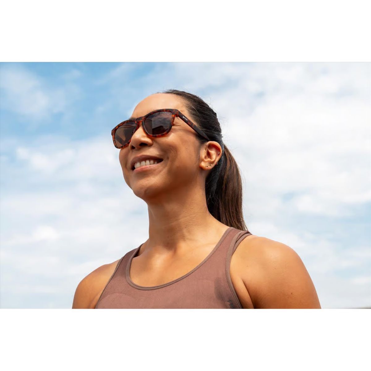 goodr OG - Bosley's Basset Hound Dreams Sunglasses Unisex Brown Frame Brown Lens Polarized