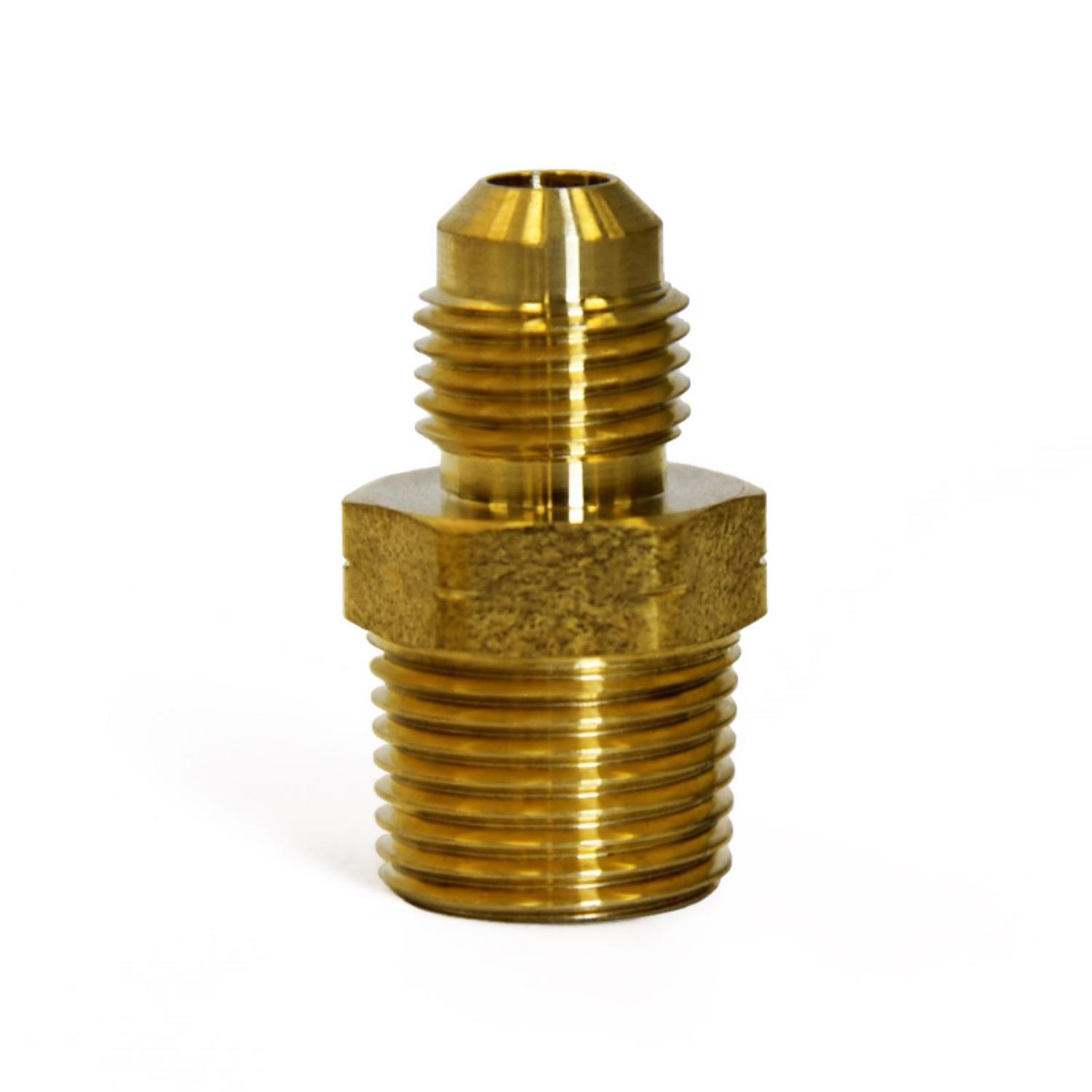 ATC 1/4 in. Flare 1/4 in. D Male Brass Adapter