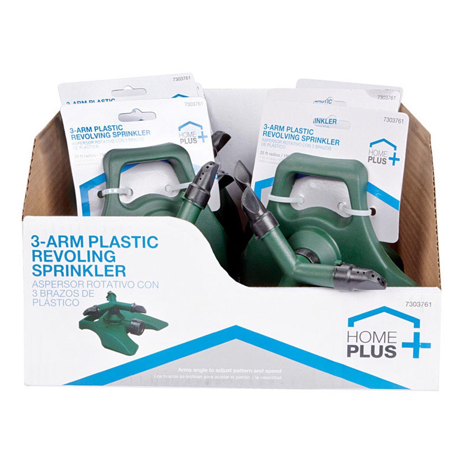 Home Plus Plastic Sled Base Rotating Sprinkler 1900 sq ft 1 pk