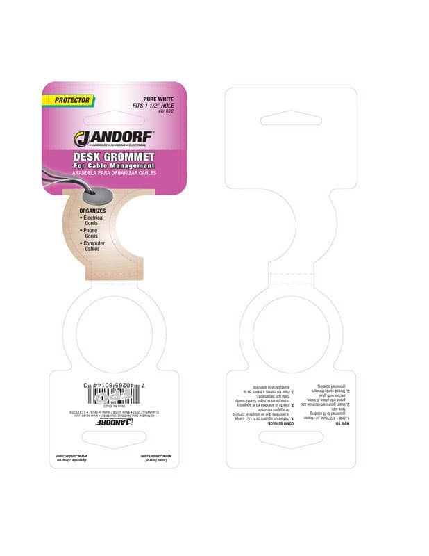 Jandorf 1-1/2 in. Computer Grommet 1 pk