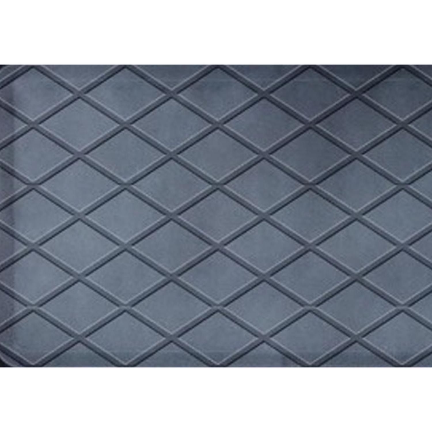 Sports Licensing Solutions 14 in. W X 25 in. L Black Polyethylene Boot Tray Sports Licensing Solutions 14 in. W X 25 in. L Black Diamond Polyethylene Boot Tray