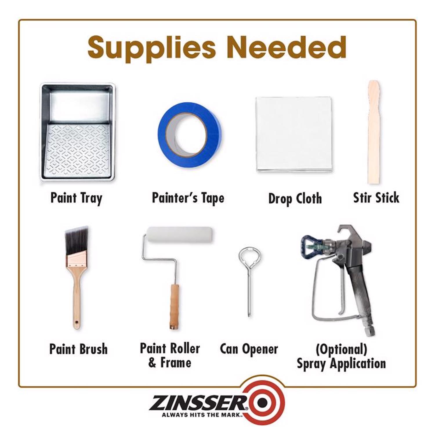 Zinsser Cover Stain White Oil-Based Alkyd Primer and Sealer 5 gal