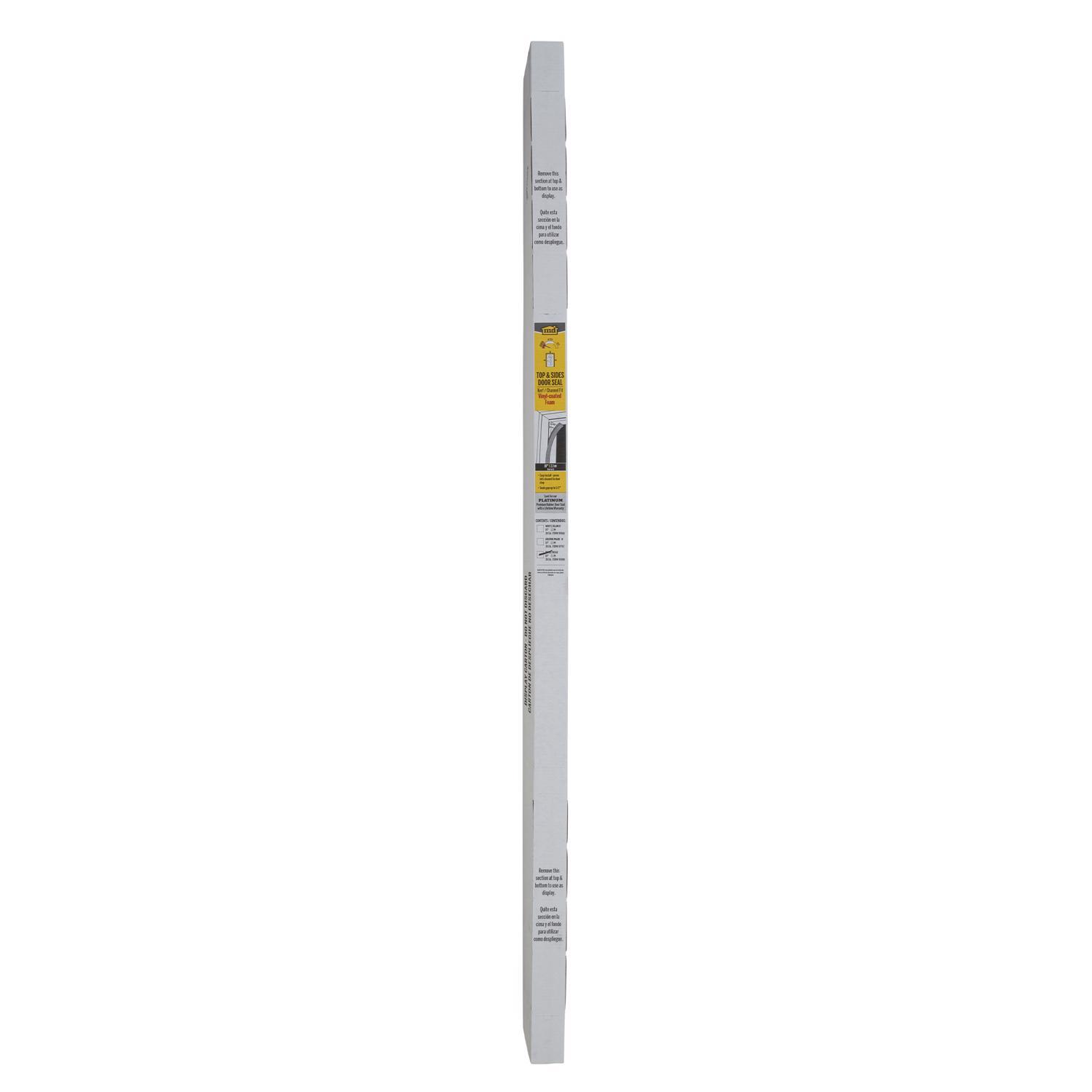 M-D Beige Vinyl Weather Stripping For Door 6-3/4 x 81 in. L X 1 in.