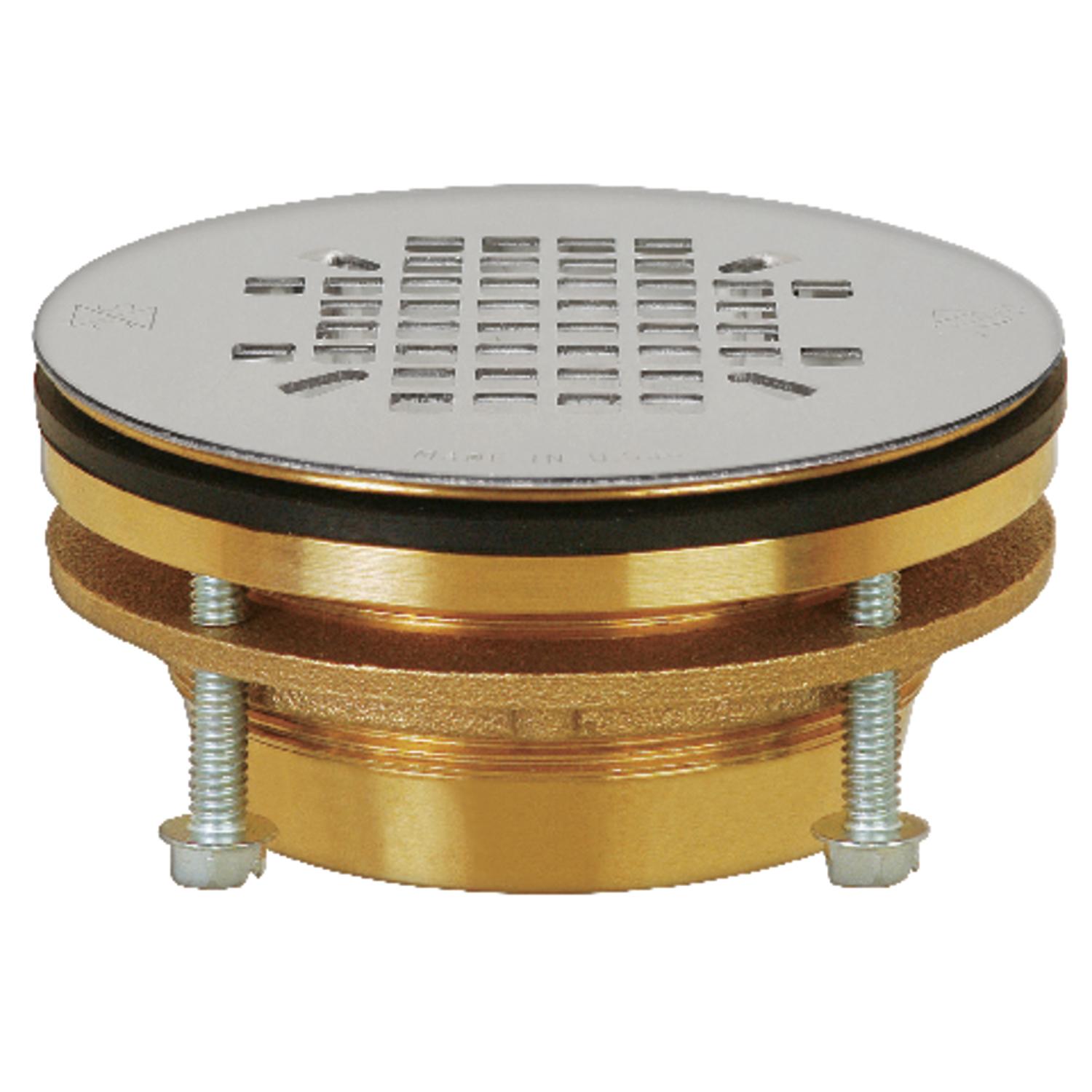 Sioux Chief JackRabbit 2 in. D Brass Shower Drain
