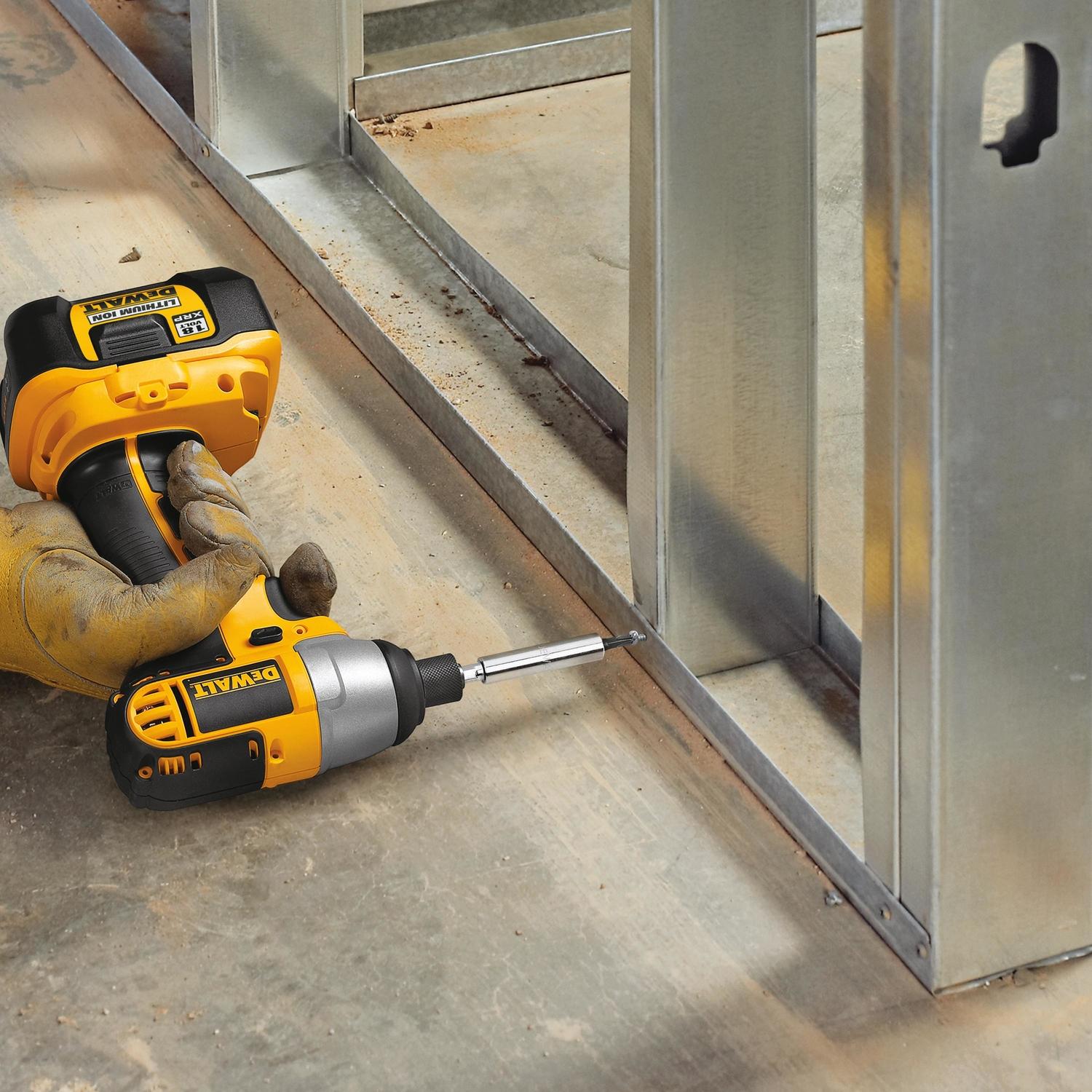 DEWALT 1/4 in. X 3 in. L Screwdriver Bit Holder Heat-Treated Steel 1 pc