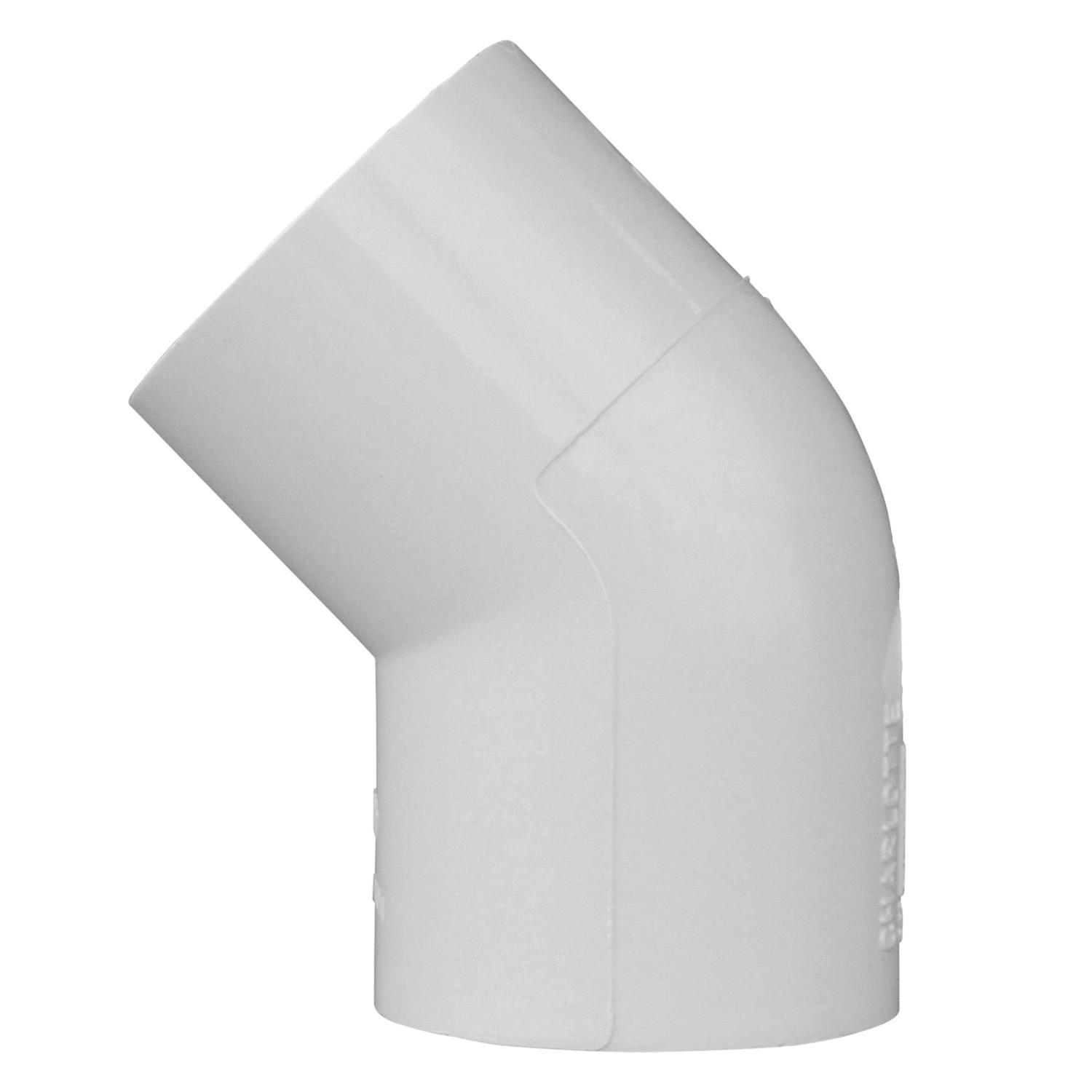 Charlotte Pipe Schedule 40 1 in. Slip X 1 in. D Slip PVC Elbow 1 pk