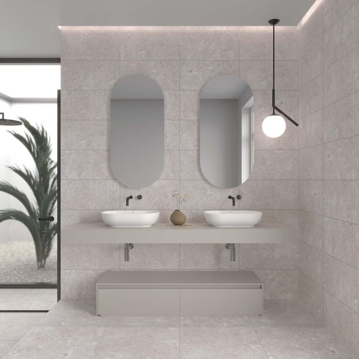 Emser Letrav Silver 12 in. x 24 in. Porcelain Tile