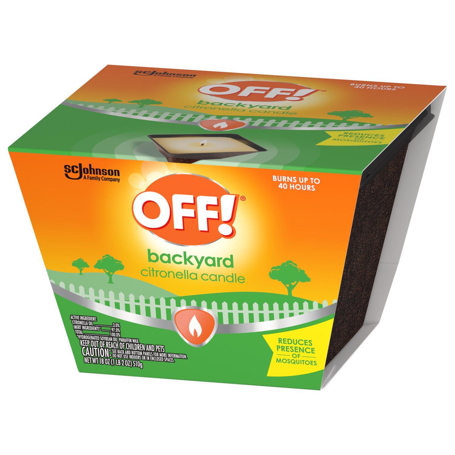 OFF! Citronella Candle Solid 18 oz
