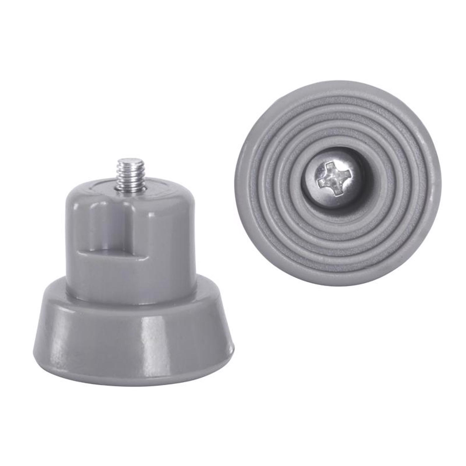 Ace 1 in. W Rubber Gray Door Stop Tip Over the door clip 1 in.