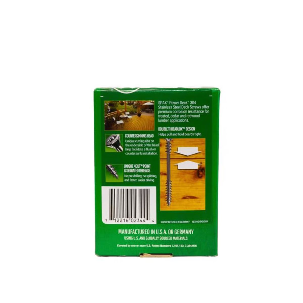 SPAX PowerDeck No. 8 cu in. x 1-5/8 in. L Silver Star Trim Head Deck Screws 1 lb. 170 Pieces