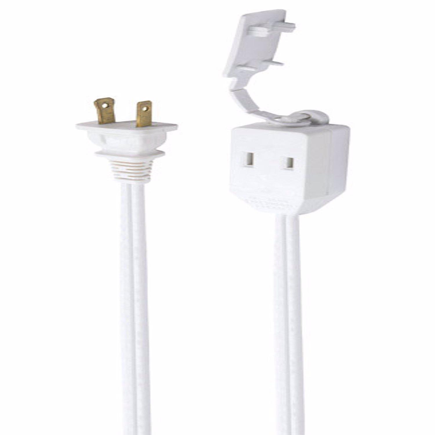 Ace Indoor 6 ft. L White Extension Cord 16/2 SPT-2