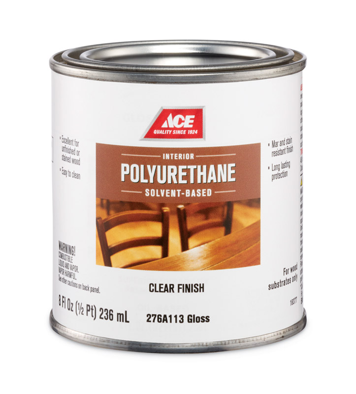 Ace Gloss Clear Solvent-Based Polyurethane 1/2 pt.