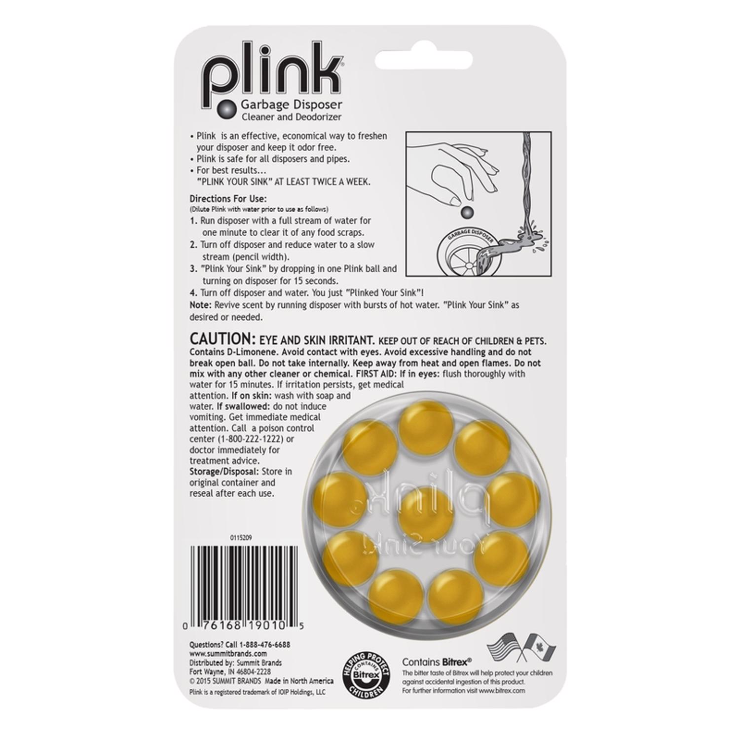 Plink Tablet Garbage Disposal Cleaner 10 pk