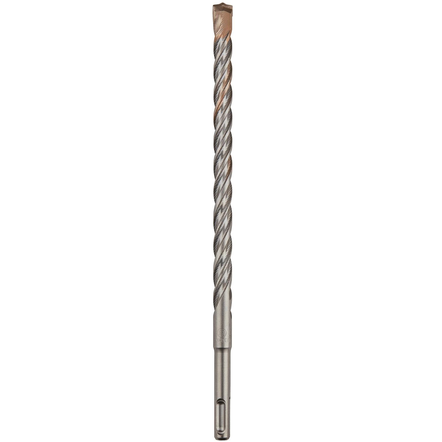 DeWalt 1/2 in. X 12 in. L Carbide Tipped Drill Bit SDS-Plus Shank 1 pc