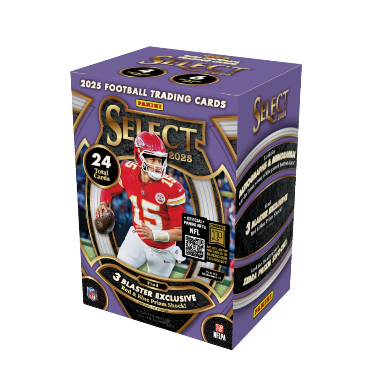 Panini 2025 Select Football Blaster Box Trading Cards 24 Pack