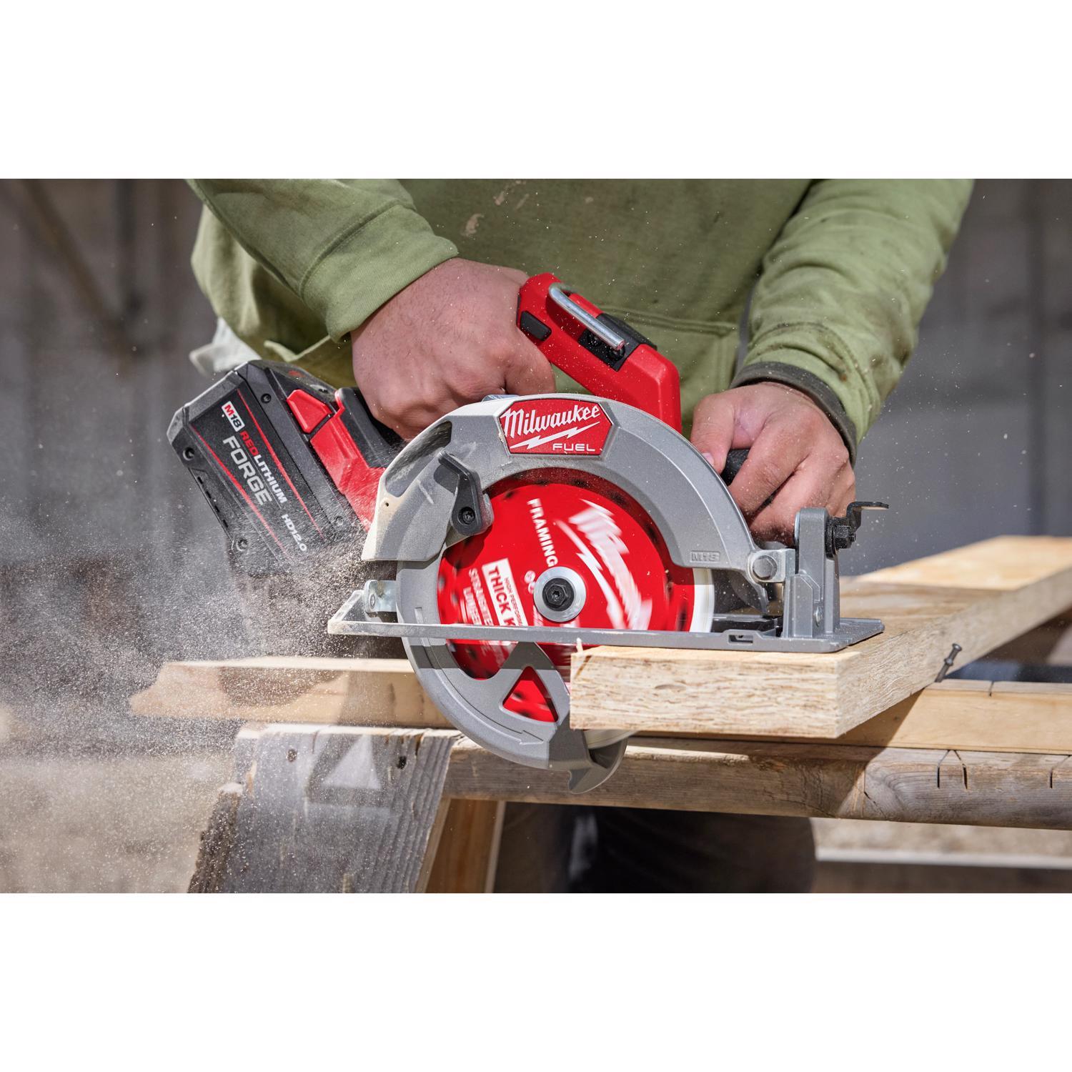 Milwaukee 7-1/4 in. D X 5/8 in. Carbide Circular Saw Blade Set 24 teeth 1 pk