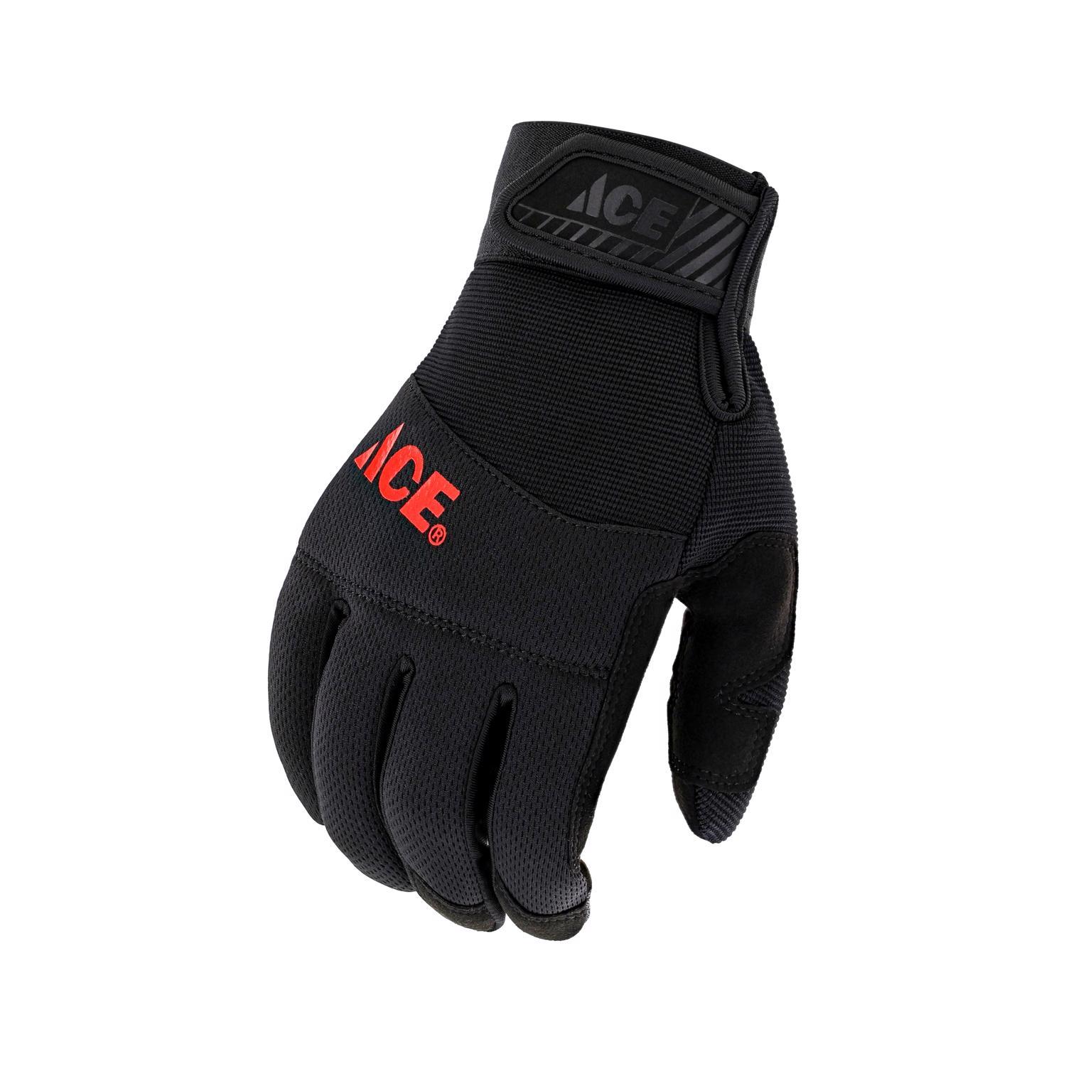 Ace L I-Mesh General Purpose Black/Red Gloves