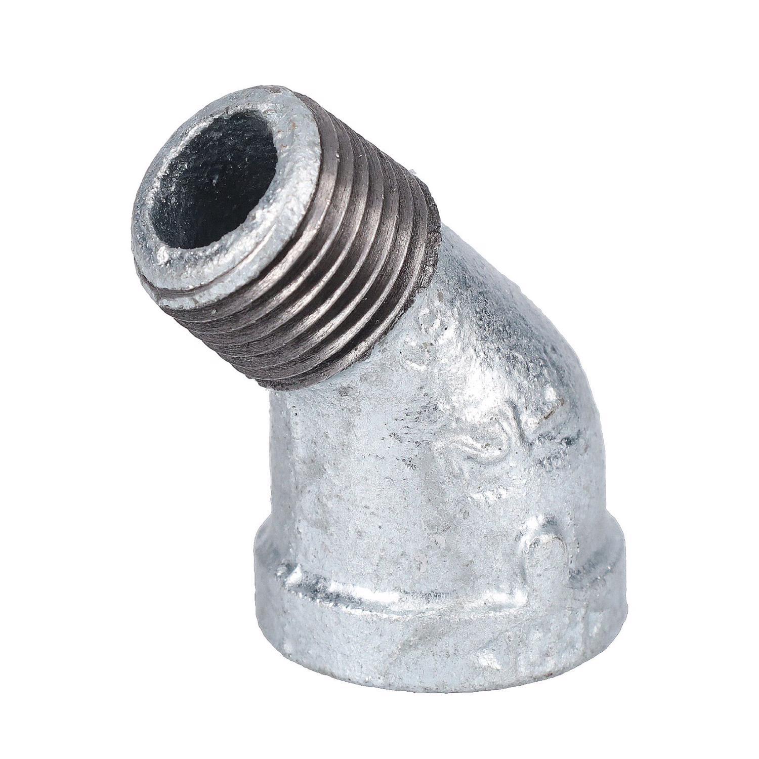 STZ Industries 1/2 in. FIP each X 1/2 in. D MIP Galvanized Malleable Iron 45 degree Street Elbow