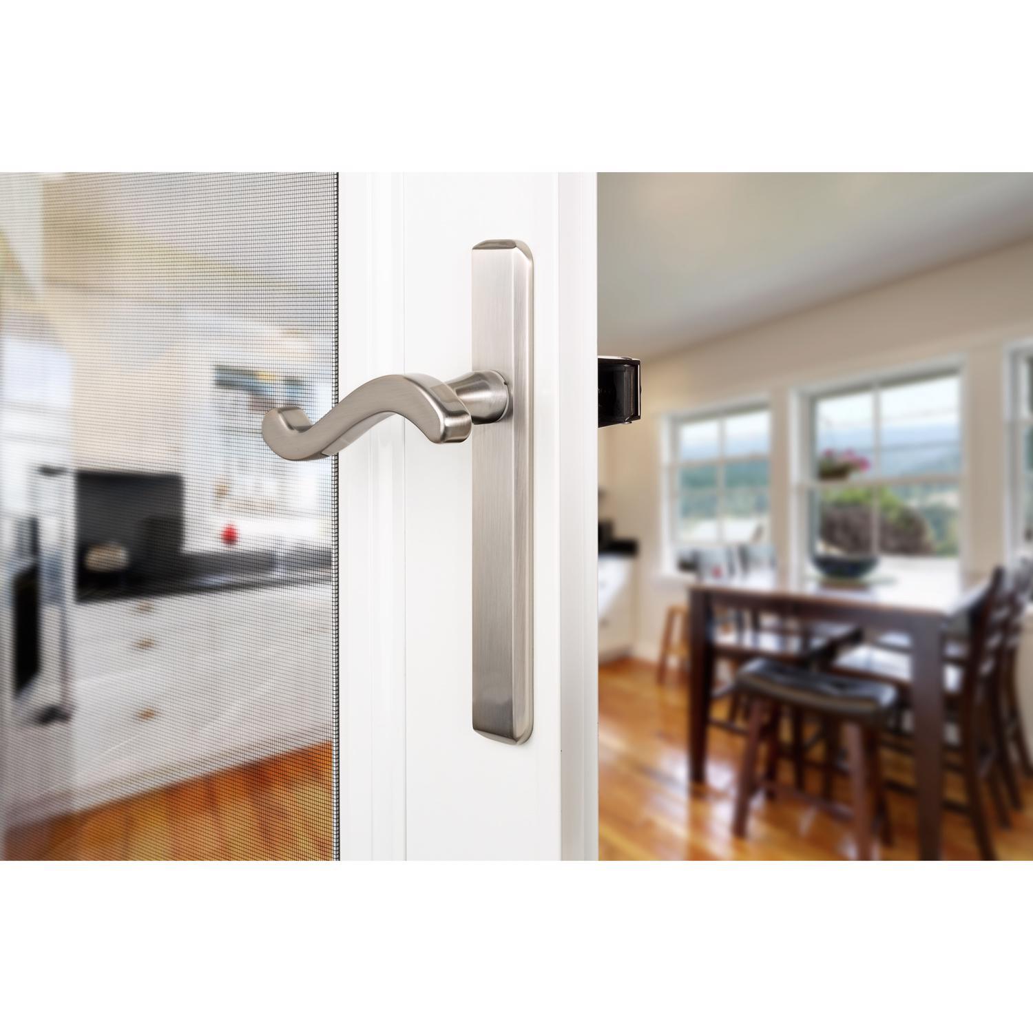 Ace Satin Nickel Silver Metal Screen Storm Door Latch 1 pk