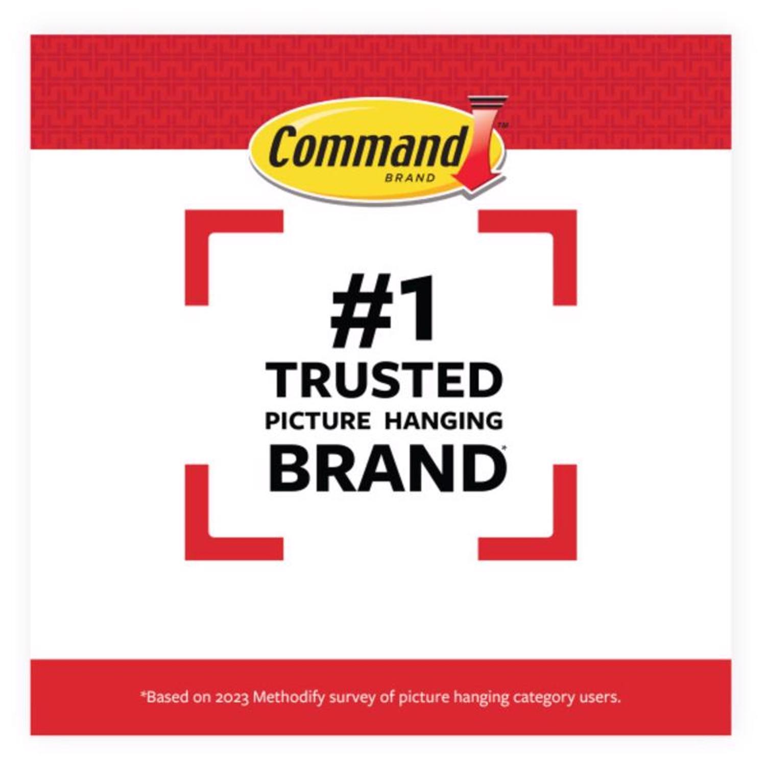 3M Command White Large Picture Hanging Strips 15 lb 4 pair