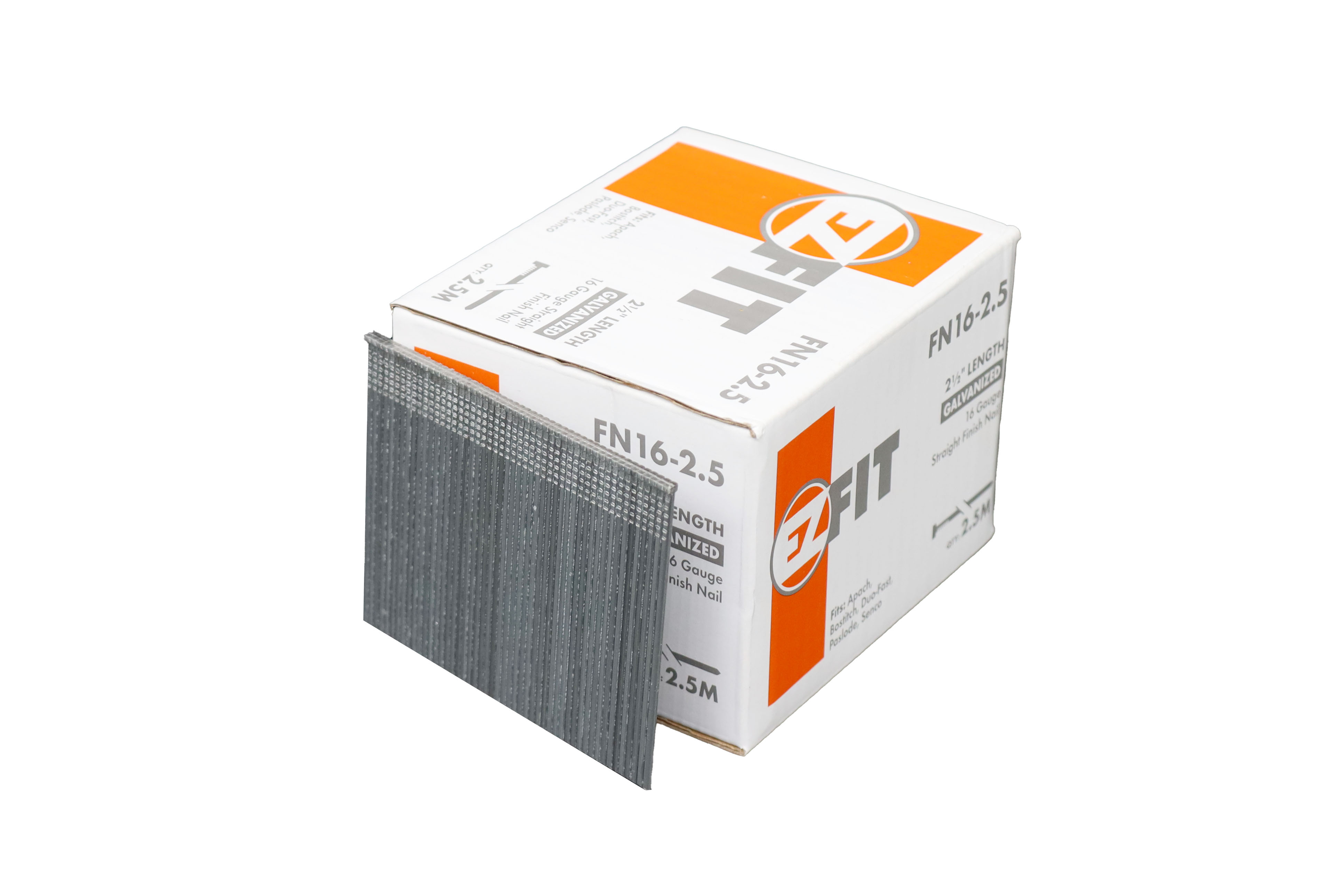 Nail EZ 2-1/2 Fin 16ga Str EG
