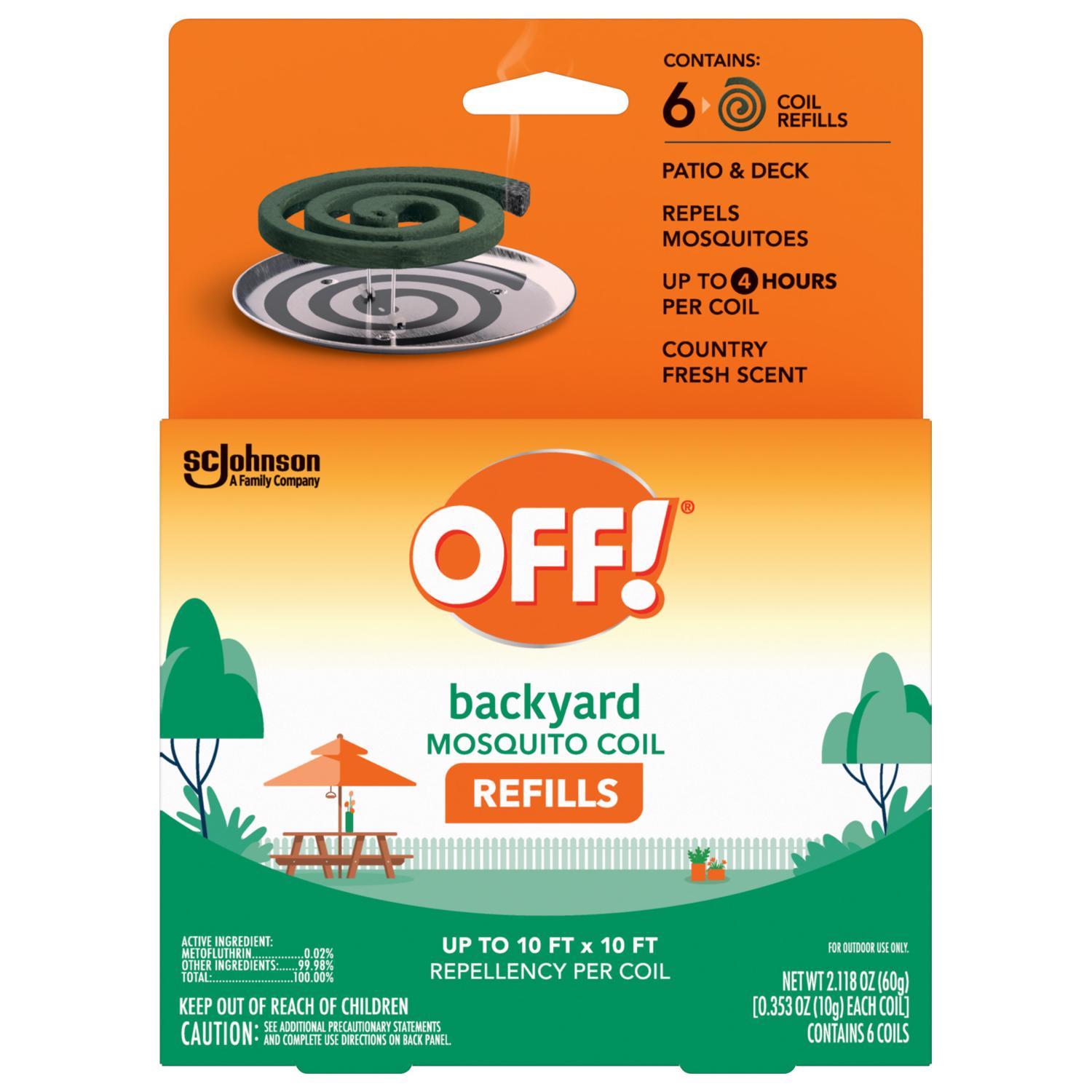 OFF! Insect Repellent Refill Coil For Mosquitoes 2.118 oz