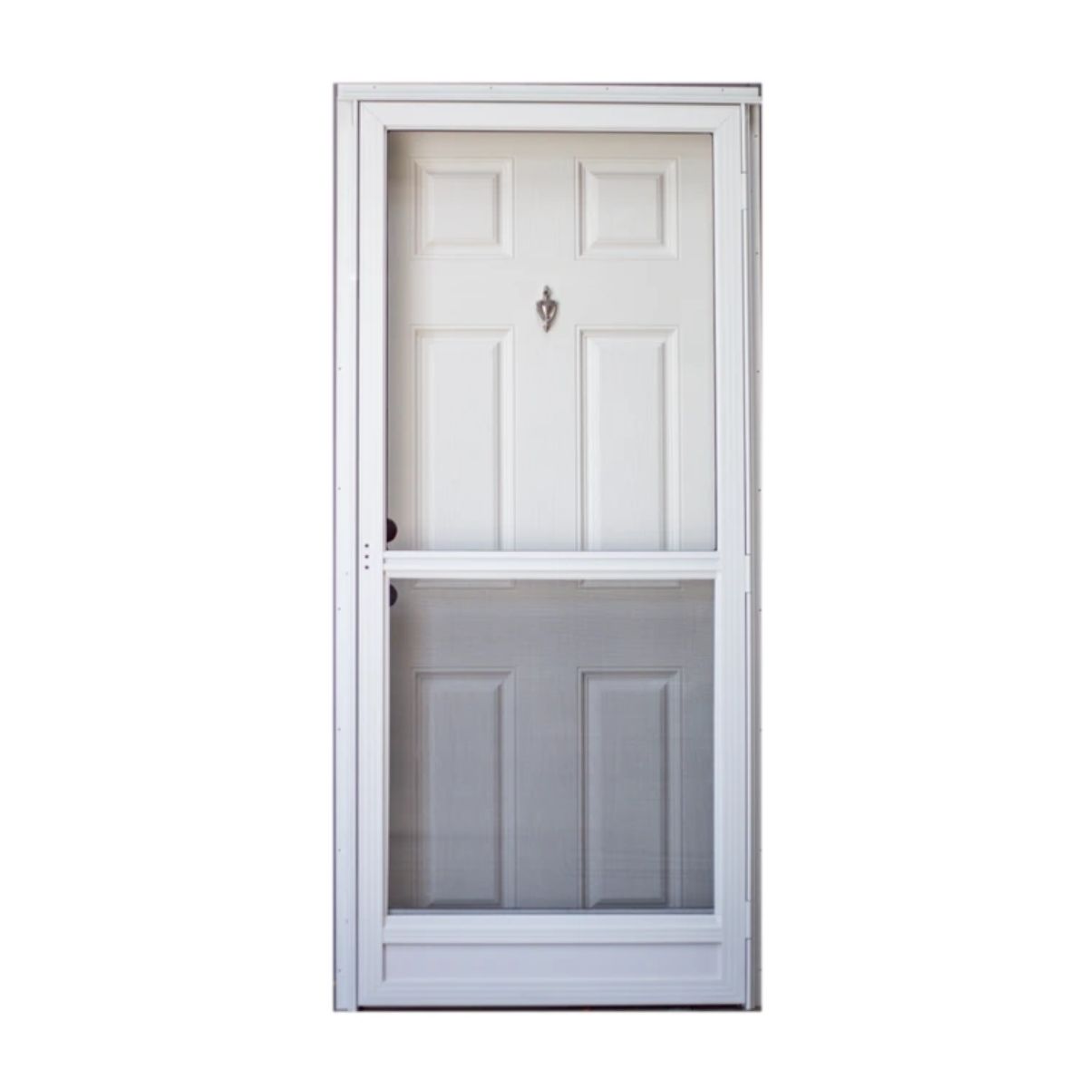 Door MH Combo 34 in. x 78 in. White Steel Right Hand