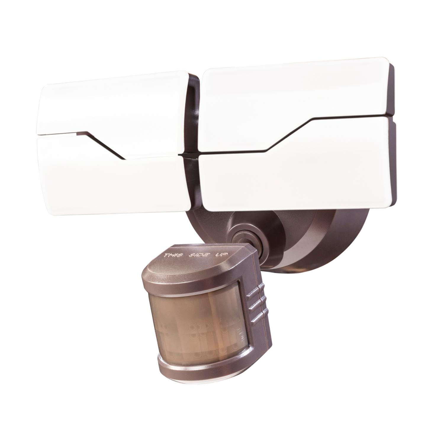Heath Zenith Motion-Sensing Hardwired LED Bronze Security Light