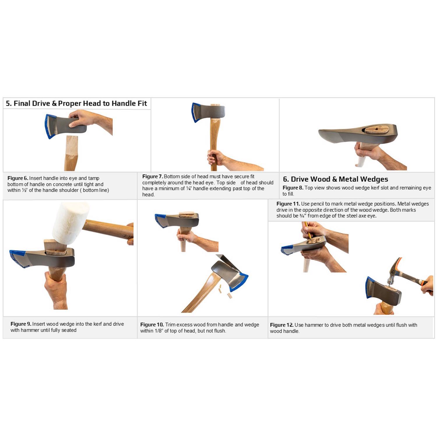 Truper 35 in. Wood Axe Replacement Handle
