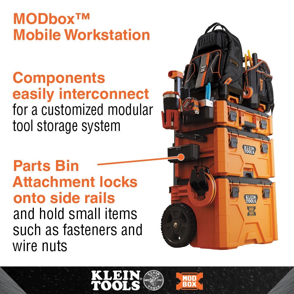 Klein MODbox Parts Bin Rail Attachment