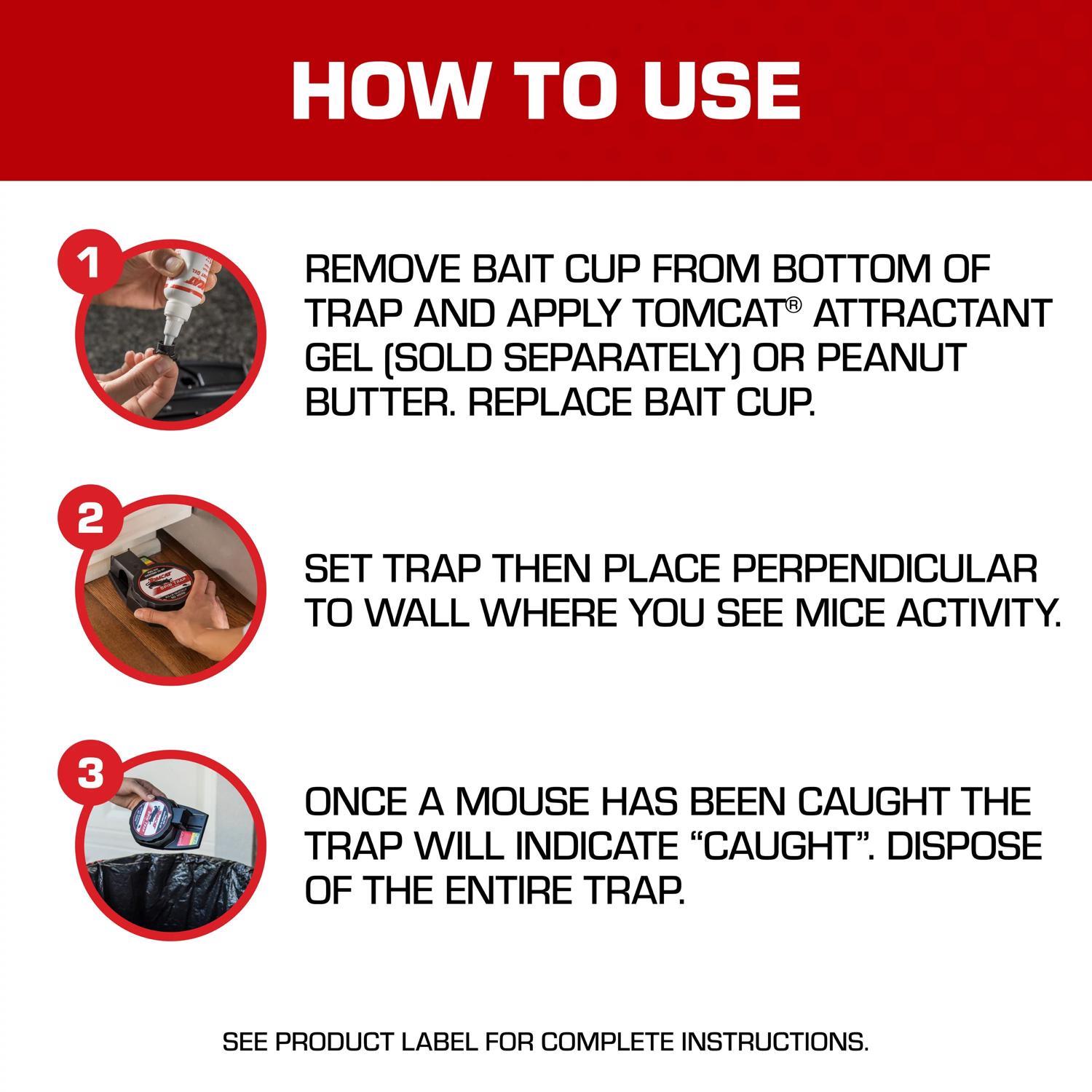 Tomcat Spin Trap Small Covered Animal Trap For Mice 2 pk