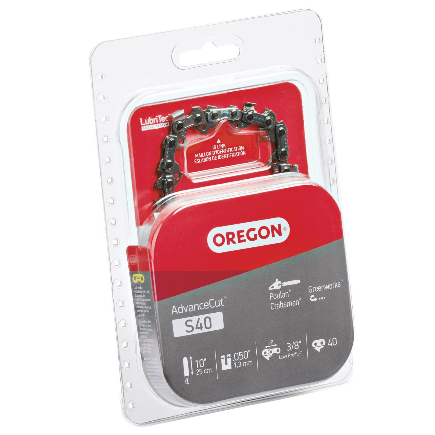 Oregon AdvanceCut S40 10 in. Chainsaw Chain 40 links