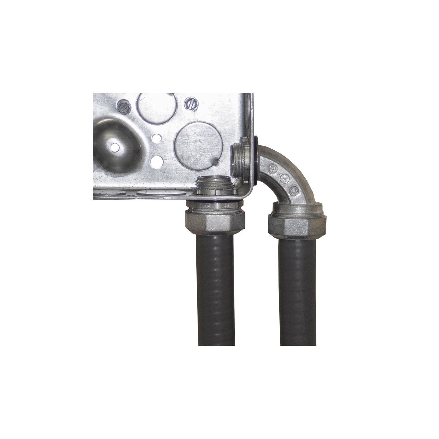 Sigma Engineered Solutions 3/4 in. D Die-Cast Zinc Straight Connector For Liquid Tight 1 pk