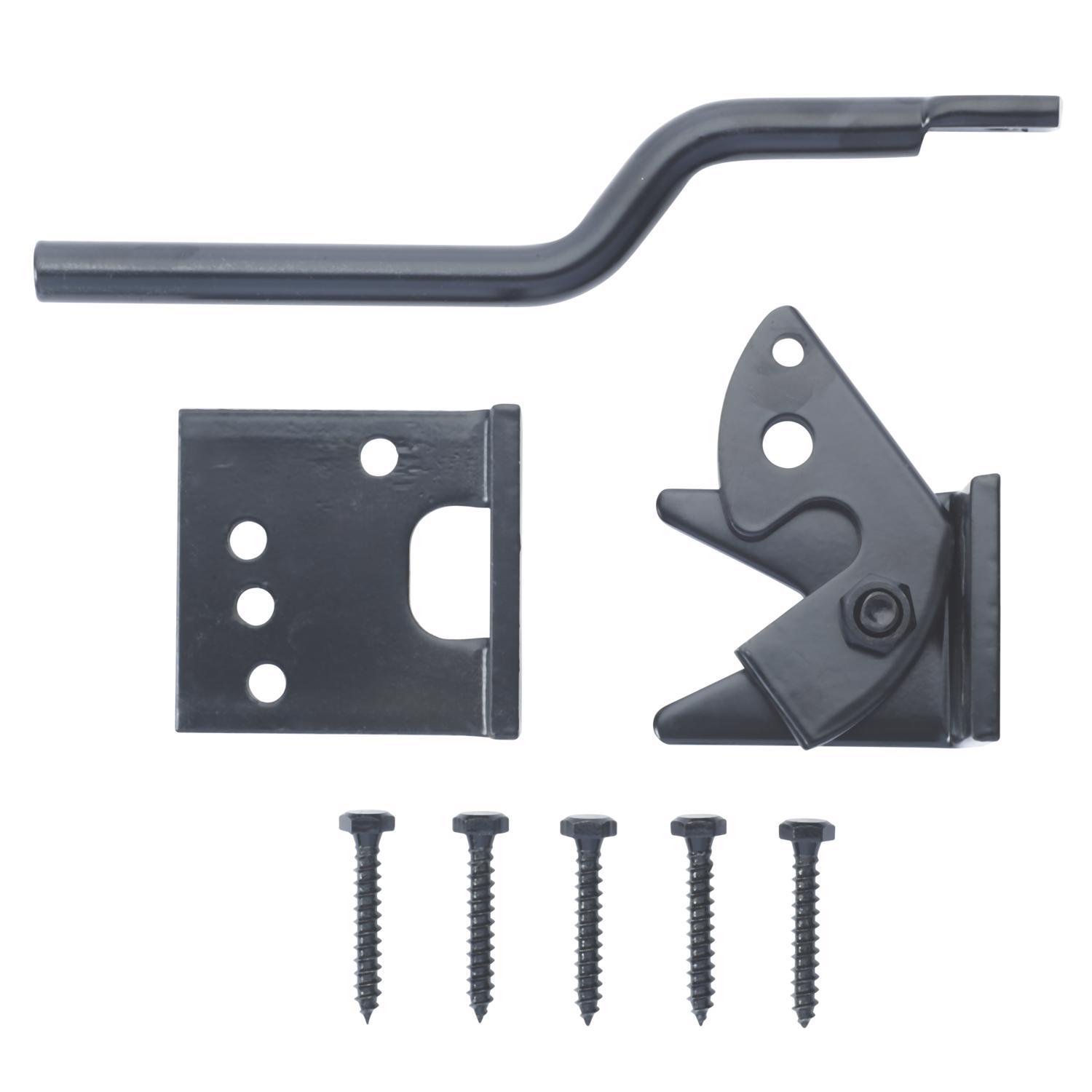 Ace 10.52 in. H X 4.75 in. W X 1.63 in. L Gloss Zinc Heavy Duty Adjustable Gate Latch