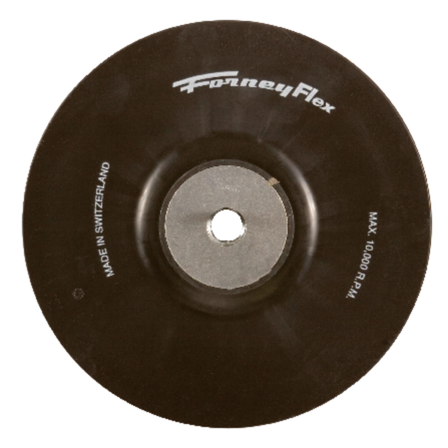 Forney 4-1/2 in. D Rubber Backing Pad 5/8 in.-11 10000 rpm 1 pc