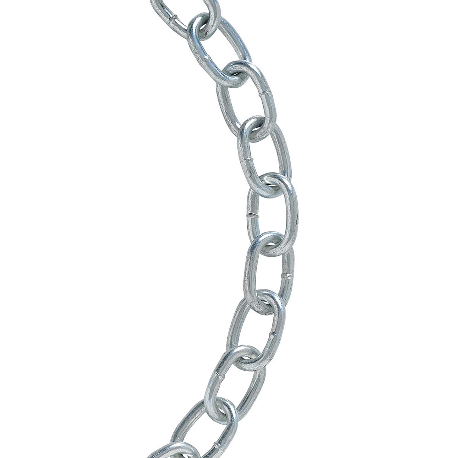 Koch Industries 2/0 in. Passing Link Carbon Steel Chain 0.189 in. D X 120 ft. L