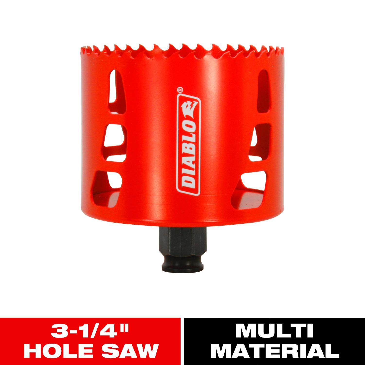 Diablo Snap-Lock Plus 3-1/4 in. Bi-Metal Hole Saw 1 pc