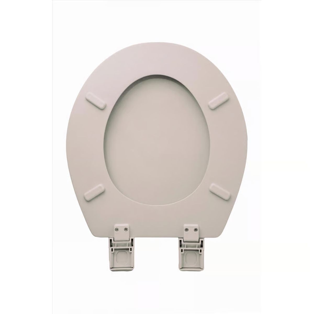 Oakbrook Collection Laurel Round Biscuit Wood Toilet Seat