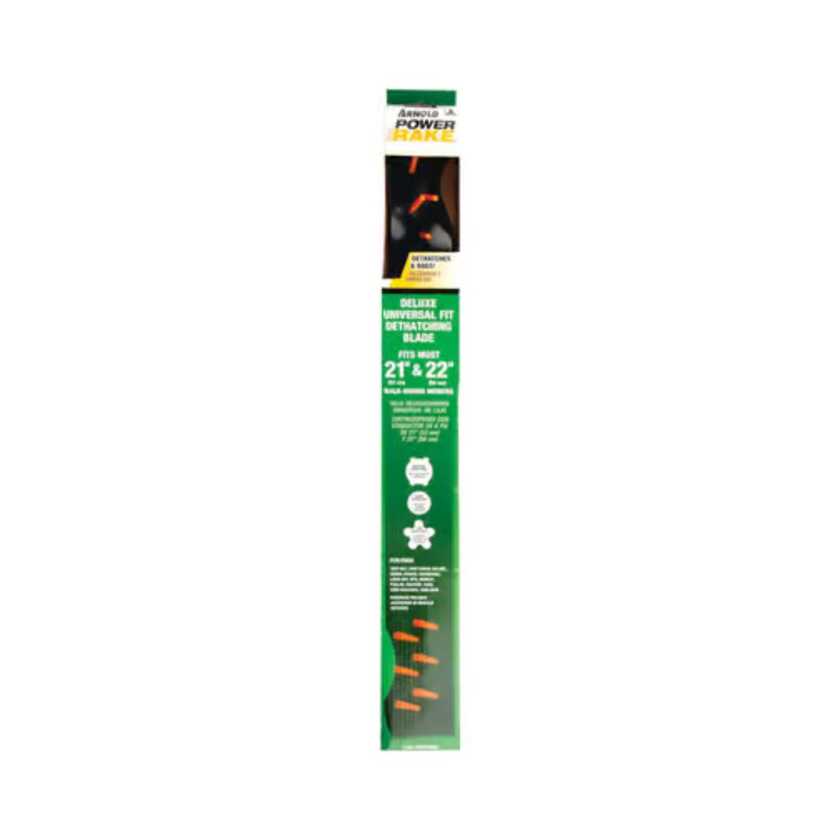 Arnold PowerRake 21 in. Dethatching Mower Blade For Walk-Behind Mowers 1 pk