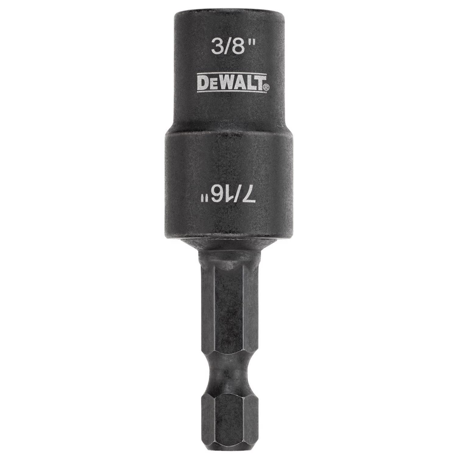 DeWalt Impact Ready 3/8,7/16 in. X 2 in. L Black Oxide Double-Ended Nut Driver 2 pc