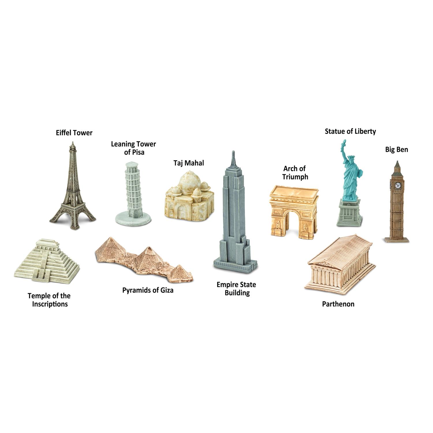 Safari Ltd. Toobs Around The World Toys Assorted 10 pc