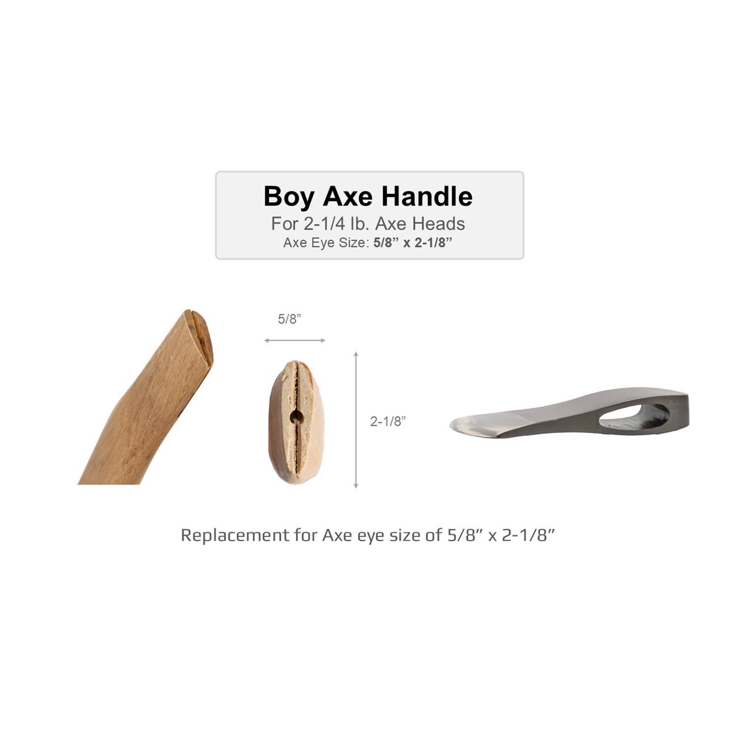 Truper 28 in. Wood Boys Axe Replacement Handle