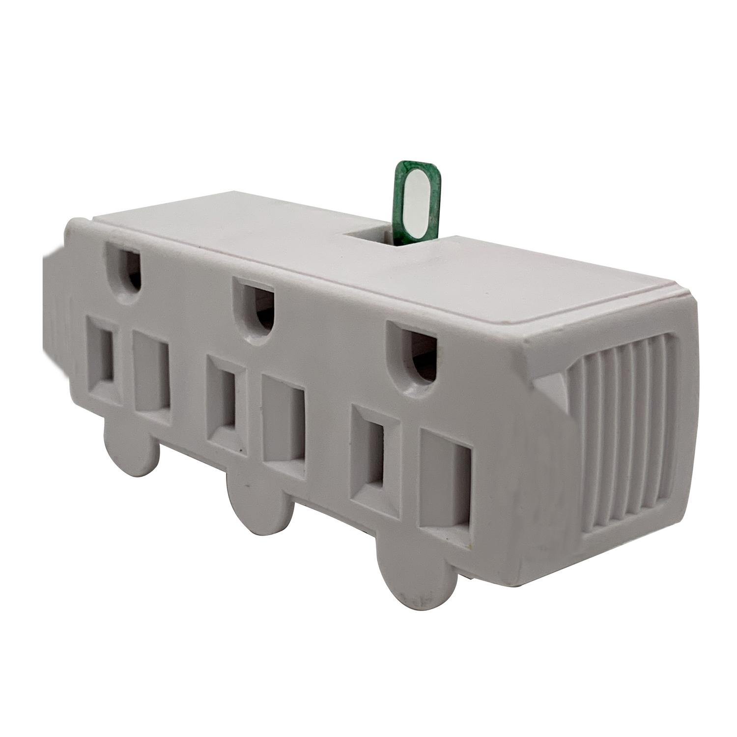 Ace Polarized 3 outlets Adapter 1 pk