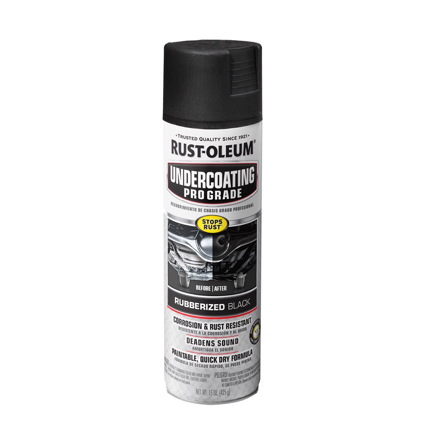 Rust-Oleum Automotive Flat/Matte Black Professional Grade Undercoating 15 oz