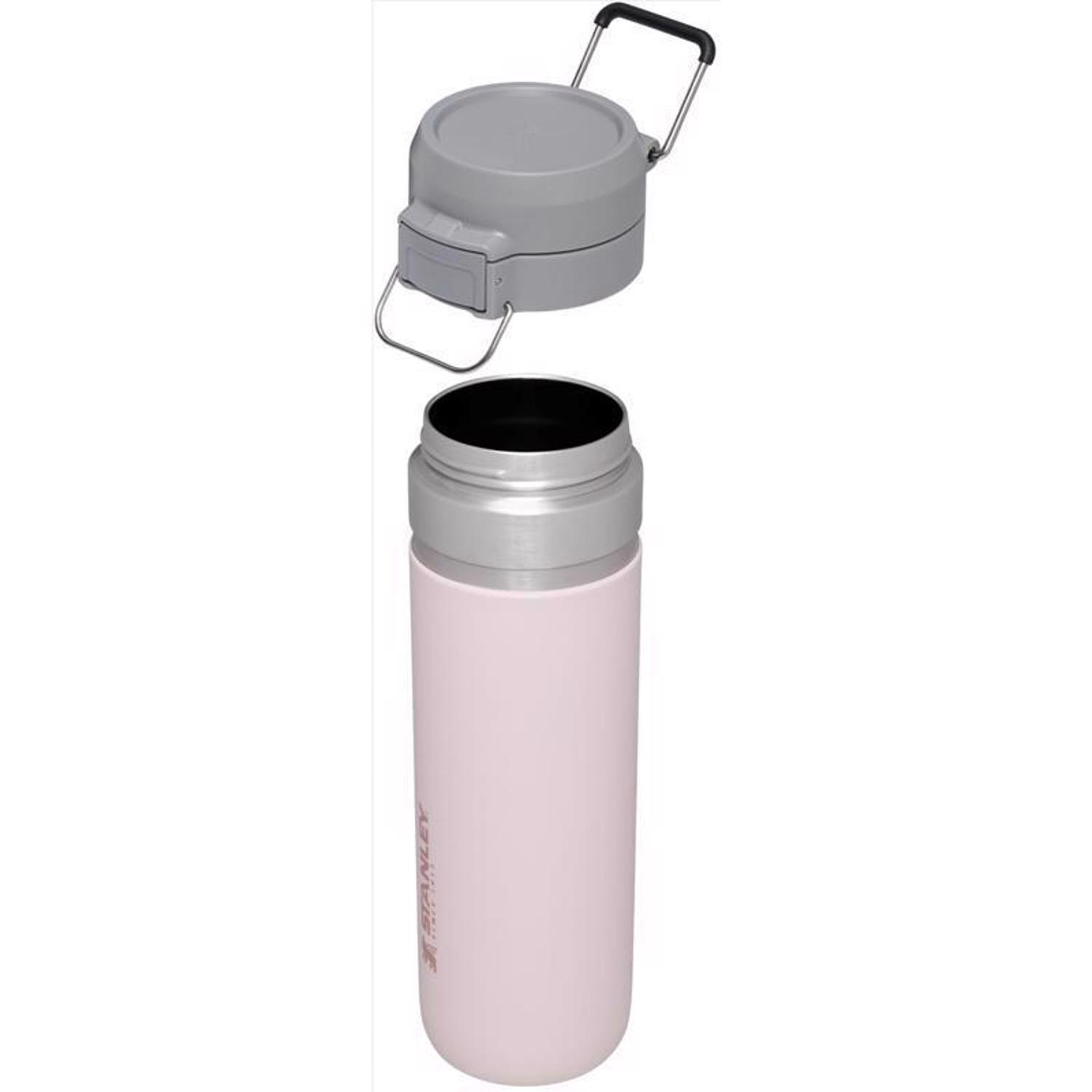 Stanley The Quick Flip 24 oz Rose Quartz BPA Free Double Wall Vacuum Insulation Insulated Bottle