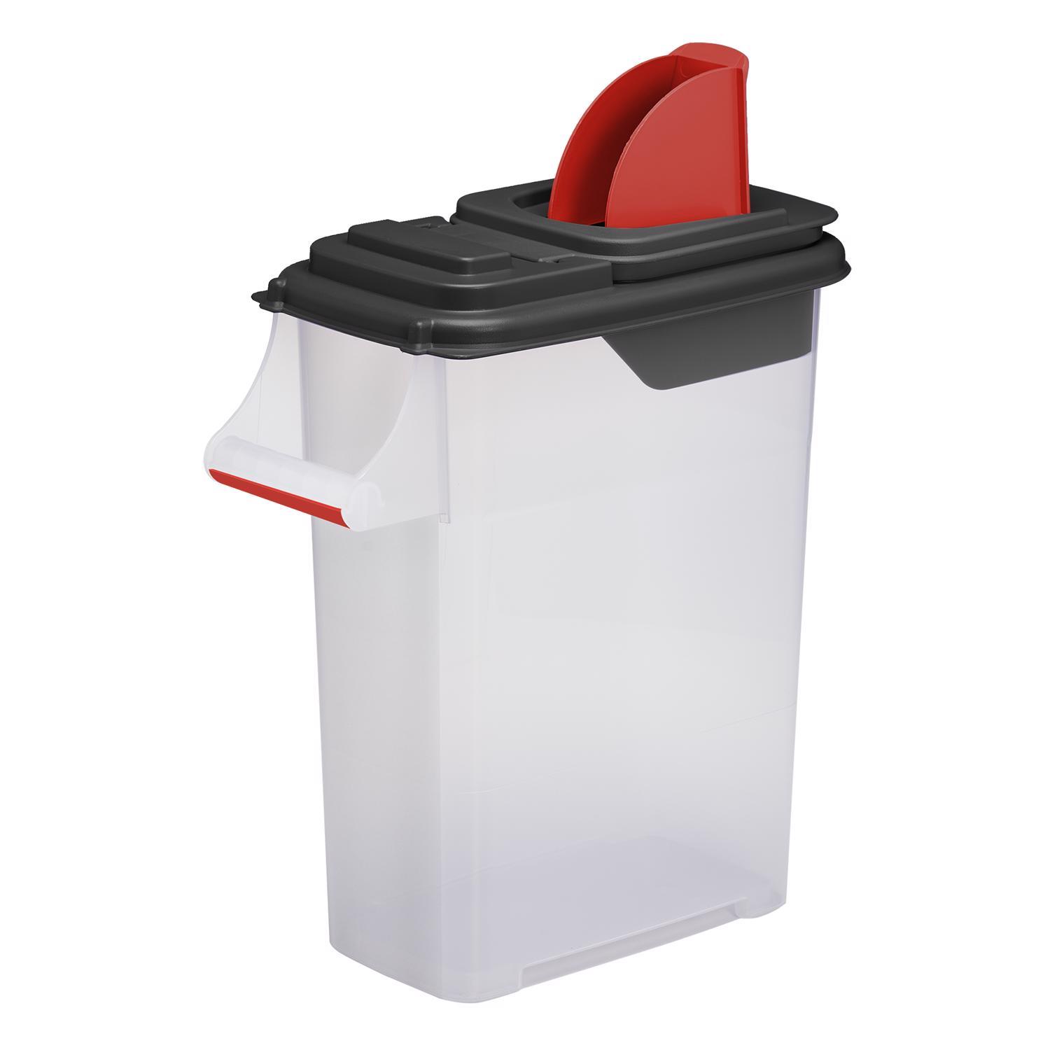 Grill Mark Polypropylene Storage Bin/Lid 20 lb. capacity 19 in. L X 10 in. W 1 pk