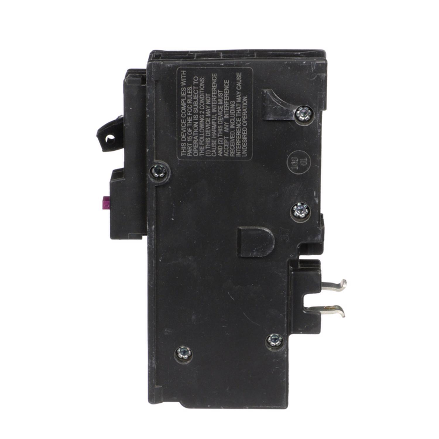 Square D HomeLine 15 amps Arc Fault/Ground Fault Single Pole Circuit Breaker