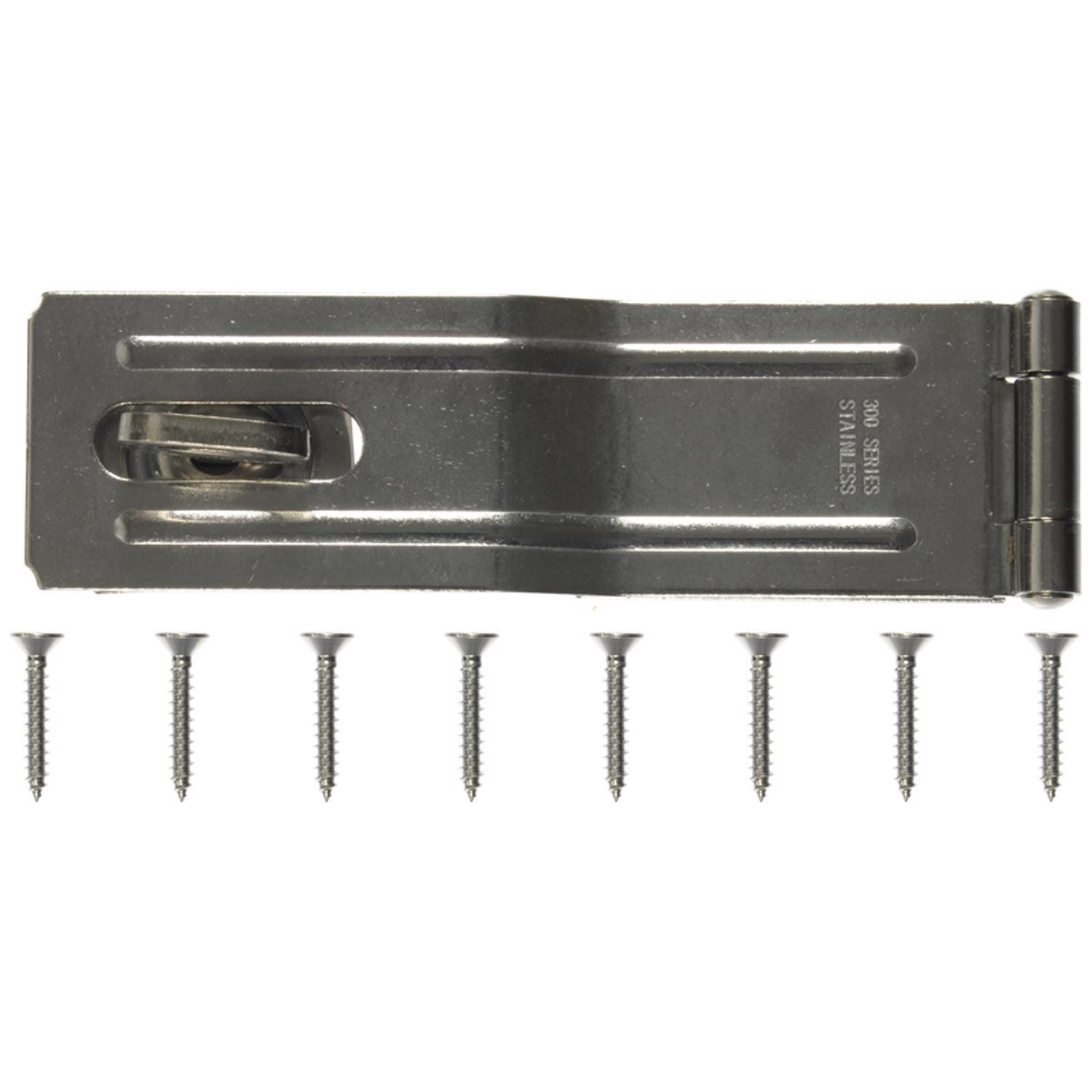 Ace Stainless Steel 6 in. L Swivel Staple Safety Hasp