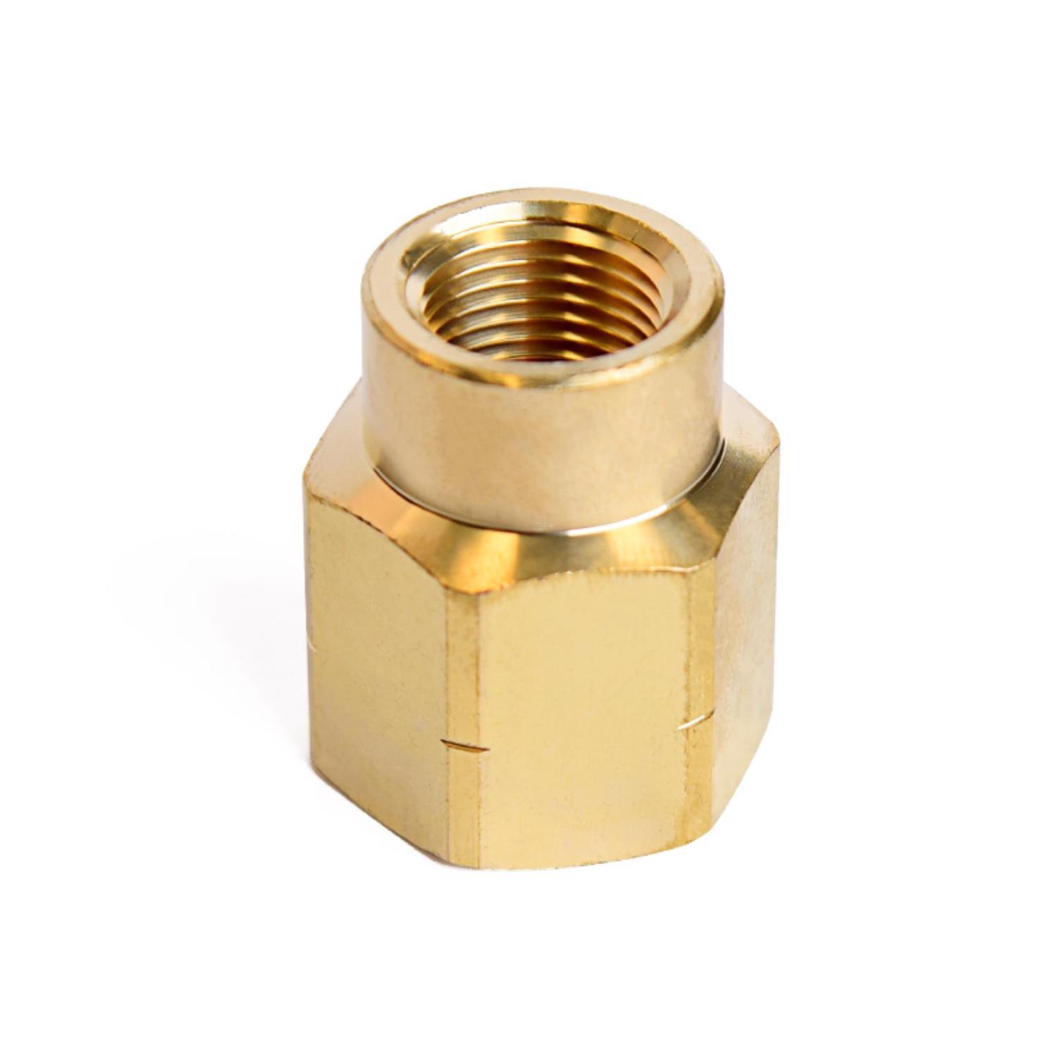 ATC 1/2 in. FPT X 3/8 in. D FPT Yellow Brass Reducing Coupling